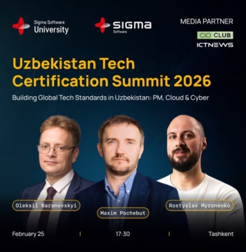 В Ташкенте пройдет Uzbekistan Tech Certifications Summit с экспертами Booking.com и Sigma Software